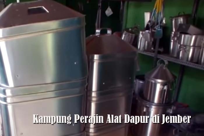 Kampung Perajin Alat Dapur di Jember