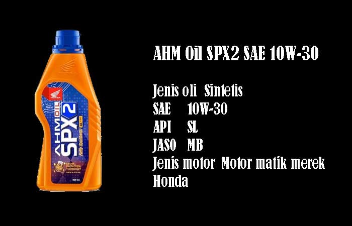 AHM Oil SPX2 SAE 10W-30